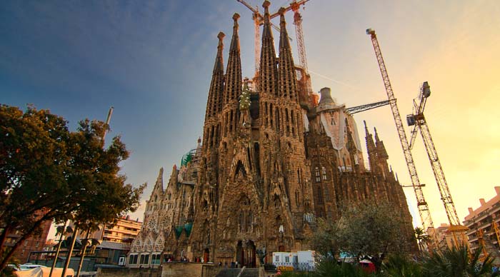 La Sagrada De familia in Barcelona