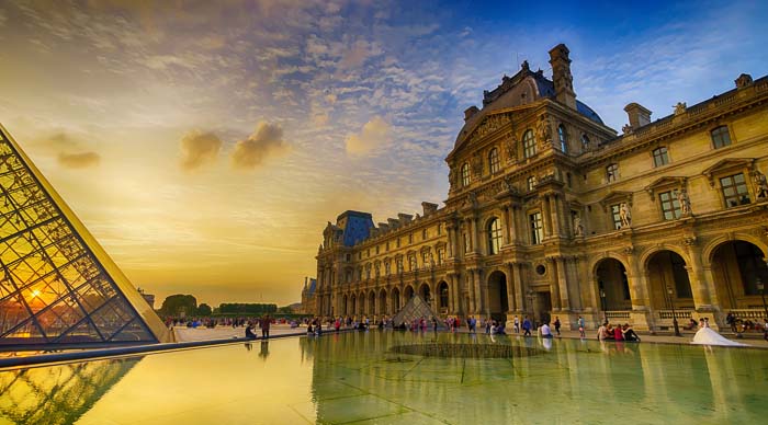 The Louvre in Paris