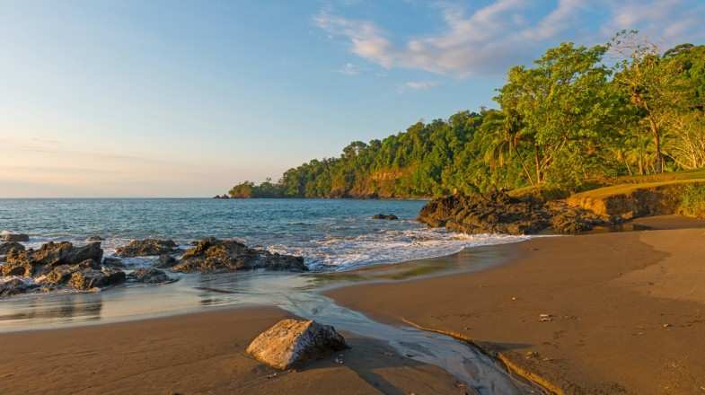 A beach in Corcovado National Park.