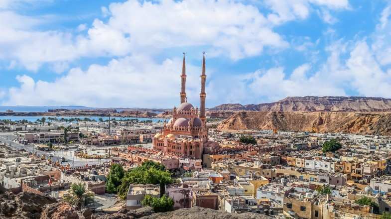 View the old city of Sharm El Sheikh on your trip to Egypt in May.