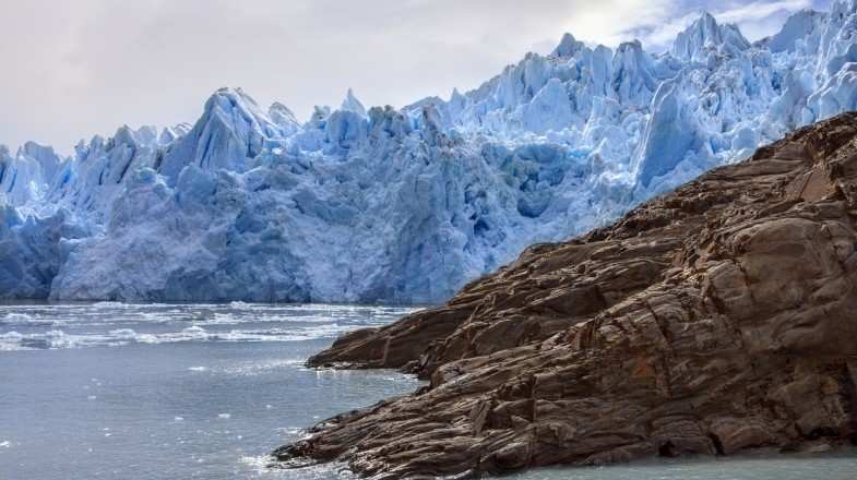 Glacier Grey is located in southern Chile’s Patagonia, with the glacier making up part of the extraordinary Southern Patagonian ice field.