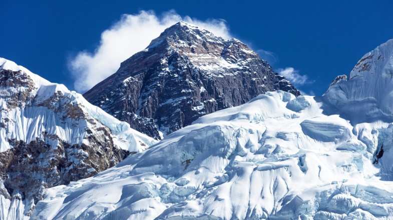 Amazing view of Kala Patthar during Everest Base Camp trek in October.