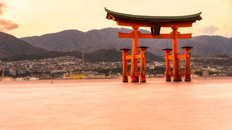 Located on the island of Itsukushima, the Miyajima shrine is one of the best places to visit in Japan.