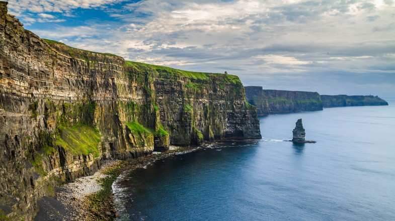 You can visit the Cliffs of Moher on your trip to Ireland in August.