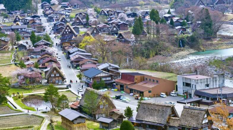 Listed as World Heritage Sites, the Shirakawa-go village is a perfect off the beaten path in Japan,  known for their clusters of traditional houses.