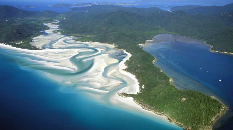 Whitehaven beach in Australia is believed to be one of the best beach destinations in the world.