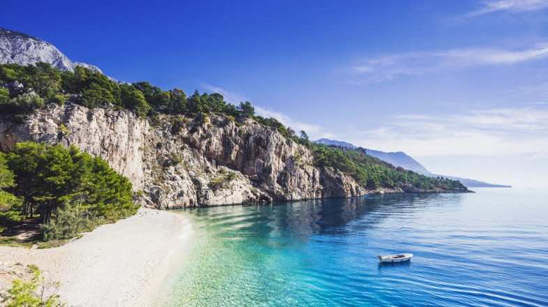 Visit the Makarska Riviera for a beach holiday in Croatia in October.