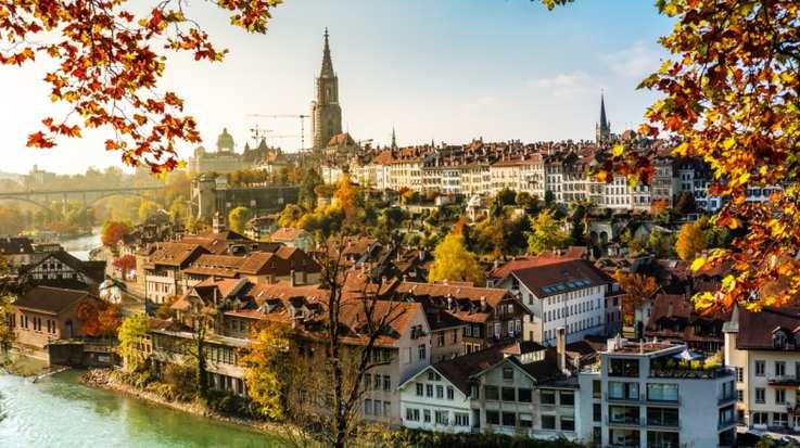 Visit the city of Bern during autumn in Switzerland in November.