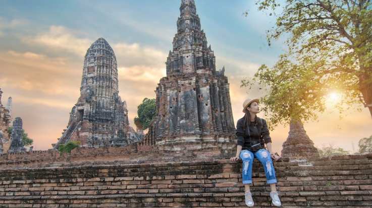 Visiting Ayutthaya historical park is one of the top things to do in Bangkok.