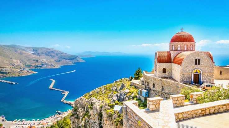 Include visiting the church on top of a cliff on your 5 days in Greece itinerary.
