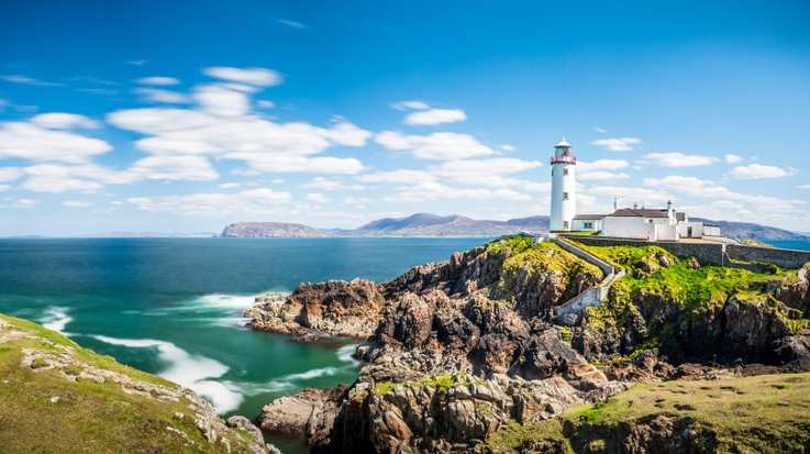 Lighthouse in Ireland Sea