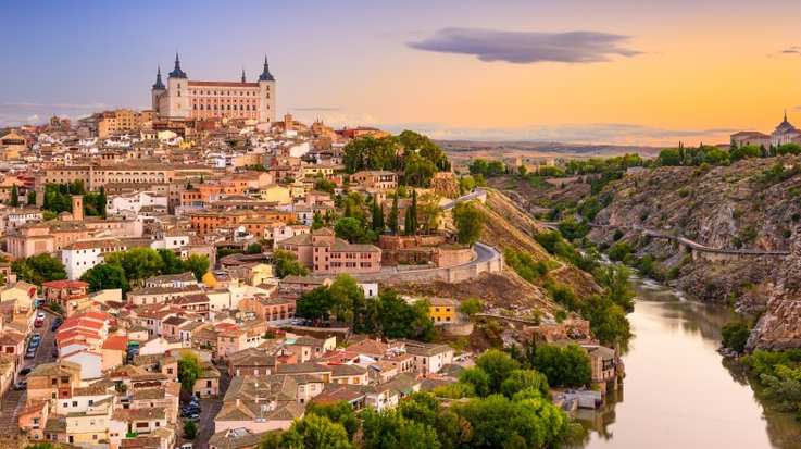 Toledo is one of the most popular tourist destinations in Spain. Located just 70 kilometers south of the Spanish capital of Madrid, Toledo is a walled city.