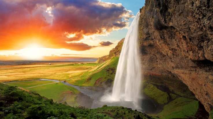 Seljalandsfoss is one of the beautiful waterfalls in Iceland