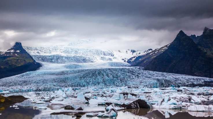 The Vatnajokull glacier in Iceland is a must see place
