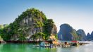 Visit the floating fishing village in Vietnam in April.