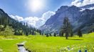 The Swiss Alps is known for helping people relax and unwind.