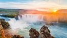 Two weeks in Iceland: Witness sunrise at Godafoss waterfall, Golden Circle.