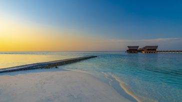 Lazing around at a holiday resort is one of the top 10 things to do in Maldives.