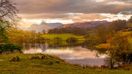 Evening in Loughrigg tarn, Lake District, United Kingdom