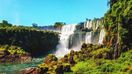 Iguazu Falls on a sunny day in Argentina - the best time to visit