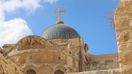 Church of the Holy Sepulchre in Israel in January.