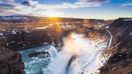 Gullfoss waterfall in Iceland is an iconic waterfall known by many