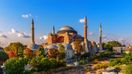 Feast your eyes with a panaromic view of Hagia Sophia in Turkey in May.