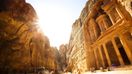 The ancient city of Petra in Jordan in April.