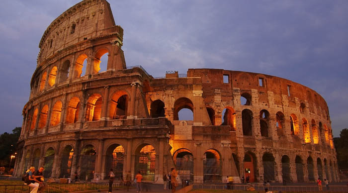 The Colosseum in Rome