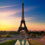 Eiffel tower in Paris, France