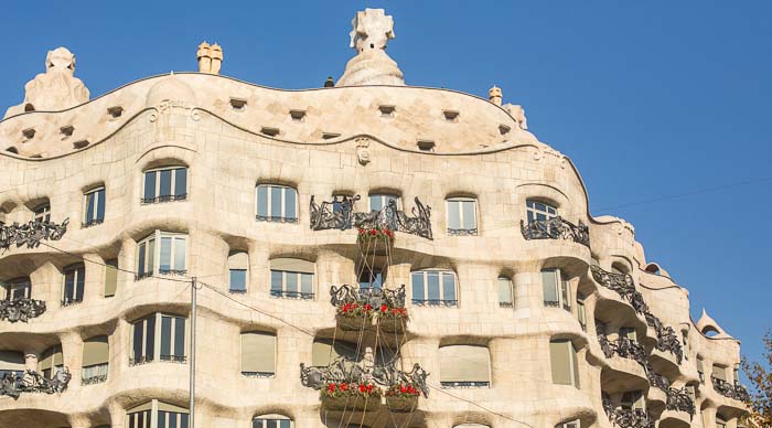 Casa Mila in Barcelona 