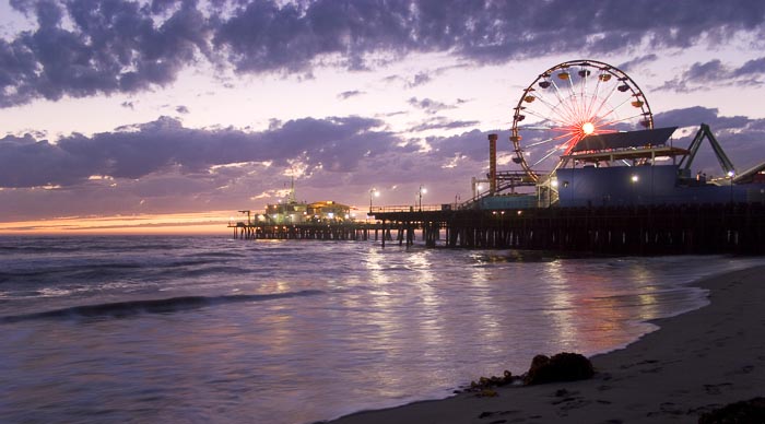 Santa Monica Pier in Los Angeles