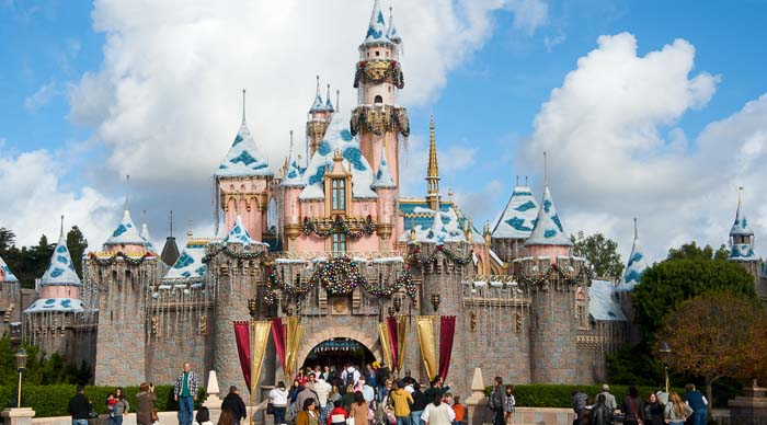 The magical Disney Land in Los Angeles