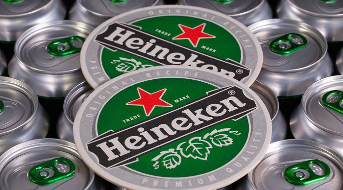 Pattern from much of drinking cans of beer and Heinekem beermats.Heineken Lager Beerit was first brewed by Gerard Adriaan Heineken in 1873