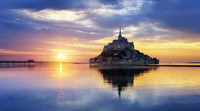 Mont Saint Michel top Unesco World Heritage