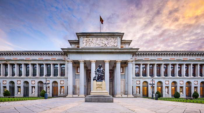 Museo Del Prado in Madrid Spain