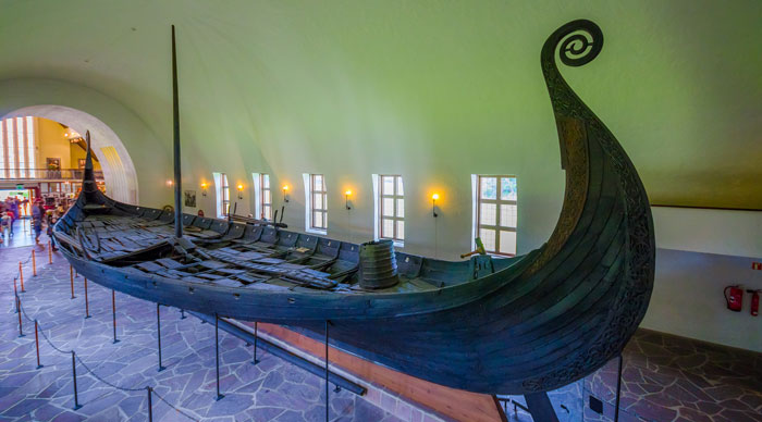Viking's Ship in viking museum Oslo