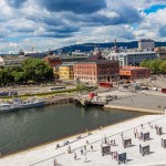 Oslo Skyline And Harbor Norway