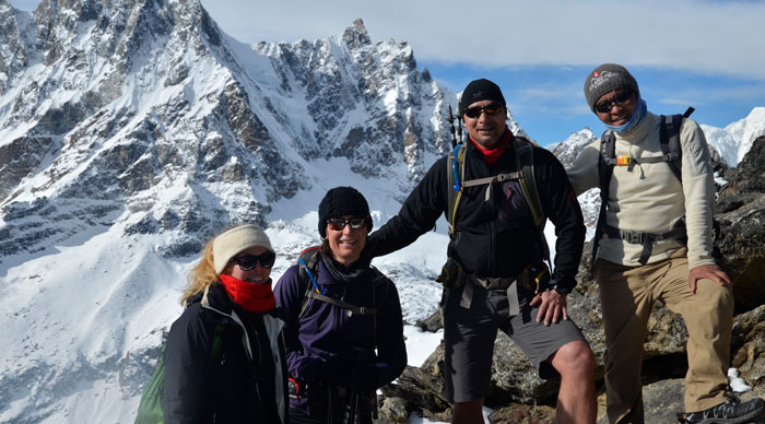 Trekkers in EBC