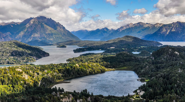 View of the Lakes Bariloche