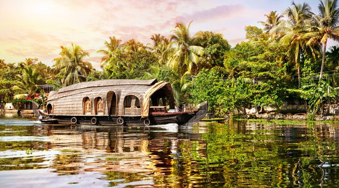 House Boat In Alappuzha Kerala, India