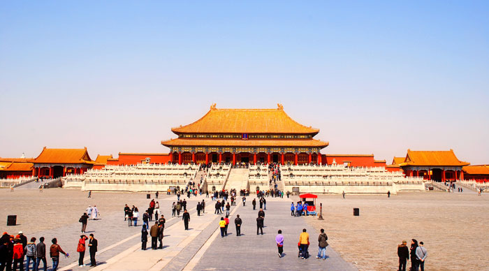 The Gate of Supreme Harmony in Forbidden City 