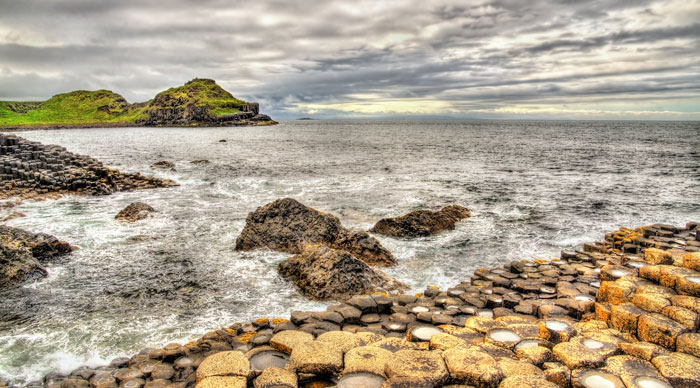 View of the Giant's Causeway 