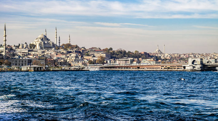 A view of the city Istanbul, Turkey