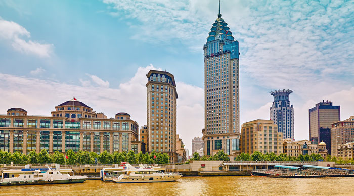 :Beautiful view of Shanghai - Bund or Waitan waterfront