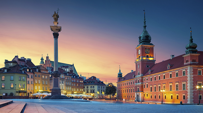 Image of Old Town Warsaw Poland