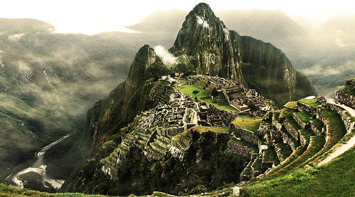 Machu Picchu the lost Incan city in Peru