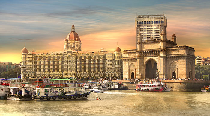 A view of Gateway of India in Mumbai India