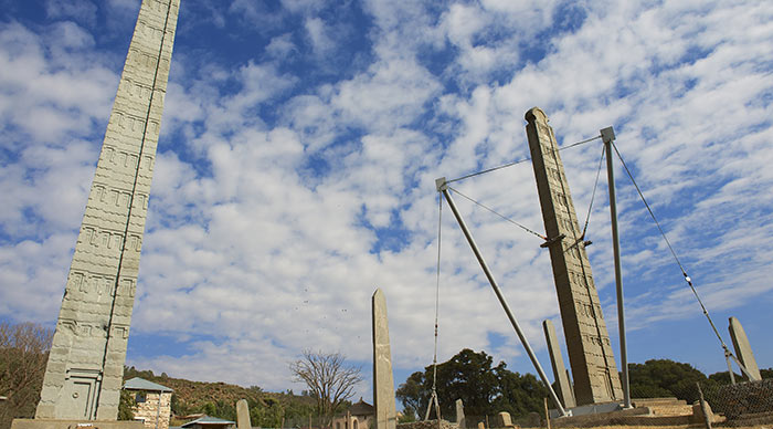 Aksum obelisks symbol of the Aksumite civilization the most powerful between the Eastern Roman Empire and Persia