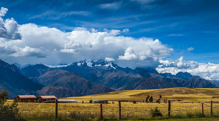 Andes Mountains in Peru